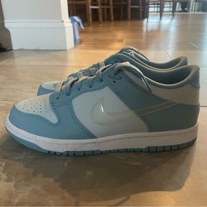 BRAND NEW Nike Dunk Low Clear Blue Swoosh